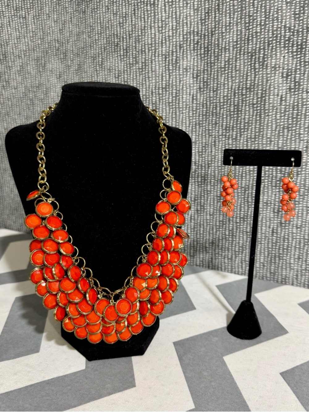 Orange Statement Set